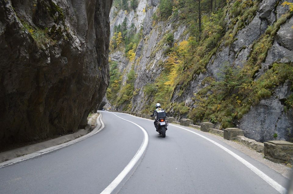 Motorcycle Touring Romania Bicaz Gorges